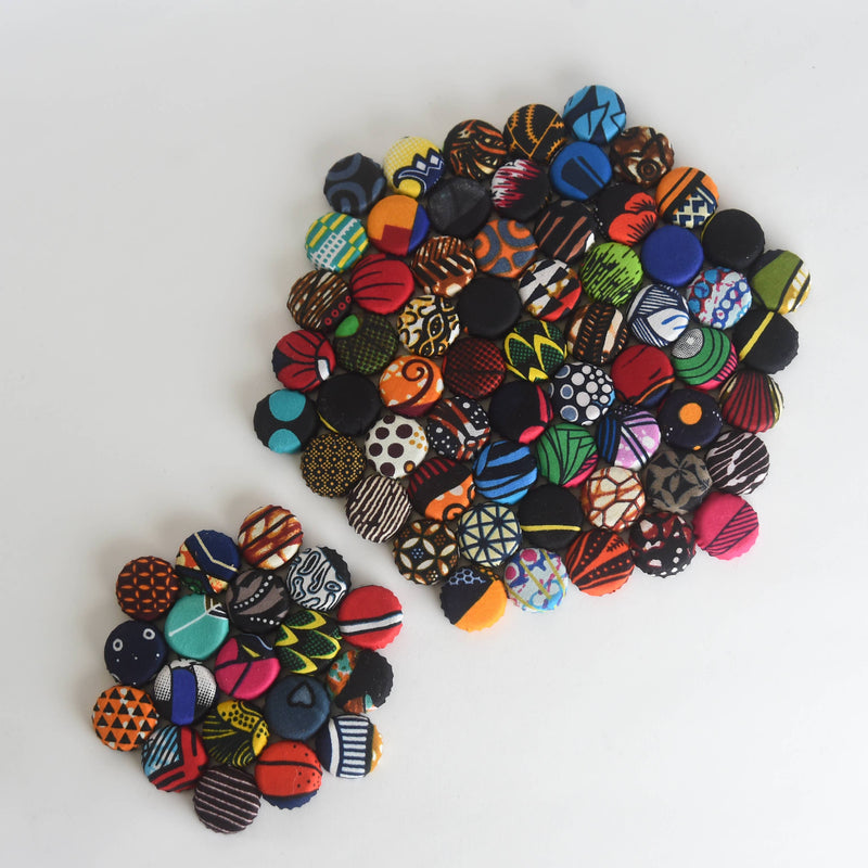 Bottle Cap Trivet two sizes from UGANDA