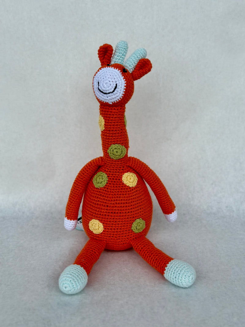 Large  Cotton Crocheted Giraffe