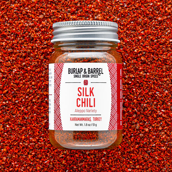 BURLAP & BARREL SILK CHILI (ALEPPO VARIETY) FROM TURKEY