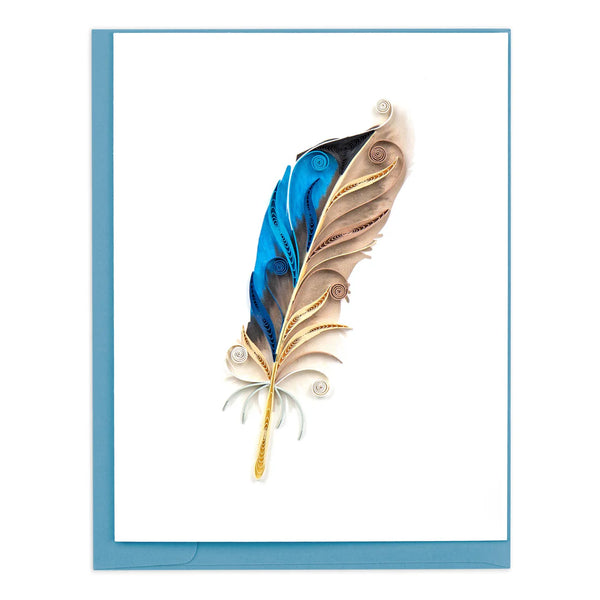 QUILLING CARD FEATHER NOTE CARD BOX SET