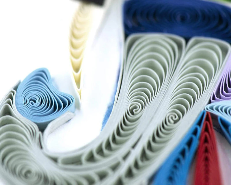 QUILLING CARD ELEPHANT DESIGN MADE IN VIETNAM