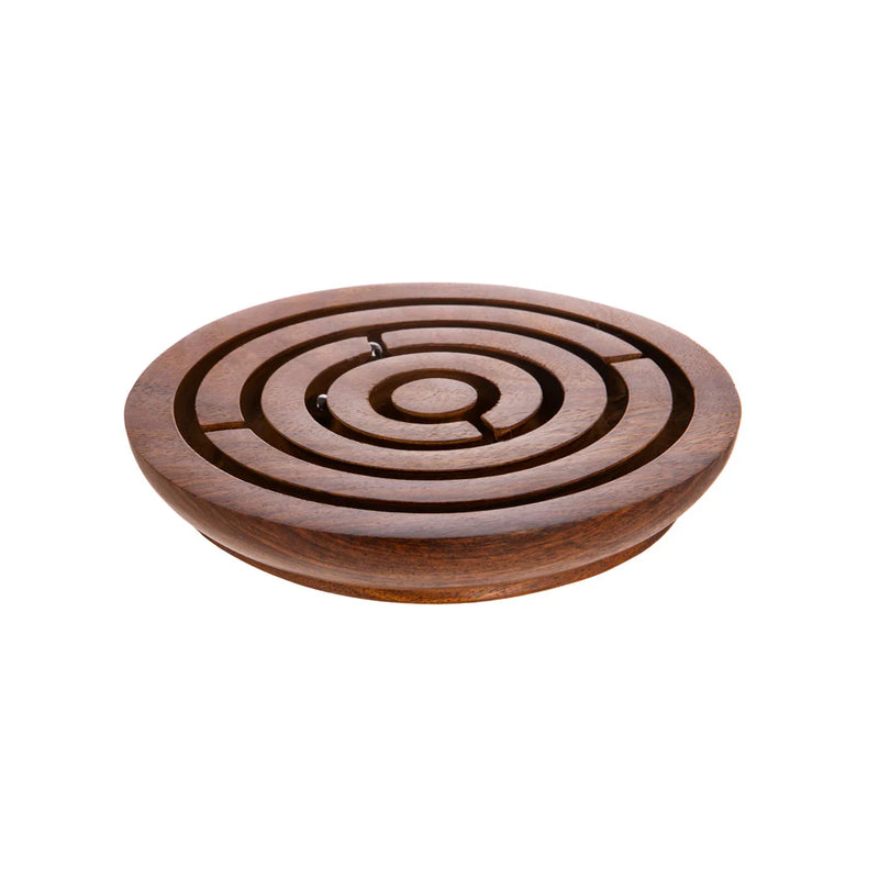 LABYRINTH GAME HAND CARVED INDIA