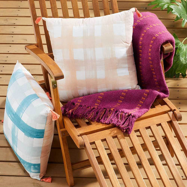 FESTIVE RETHREAD FUCHISA BLANKET INDIA