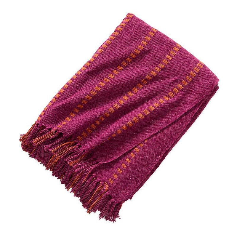 FESTIVE RETHREAD FUCHISA BLANKET INDIA