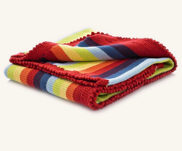 Rainbow Baby Blanket all Cotton from Bangladesh
